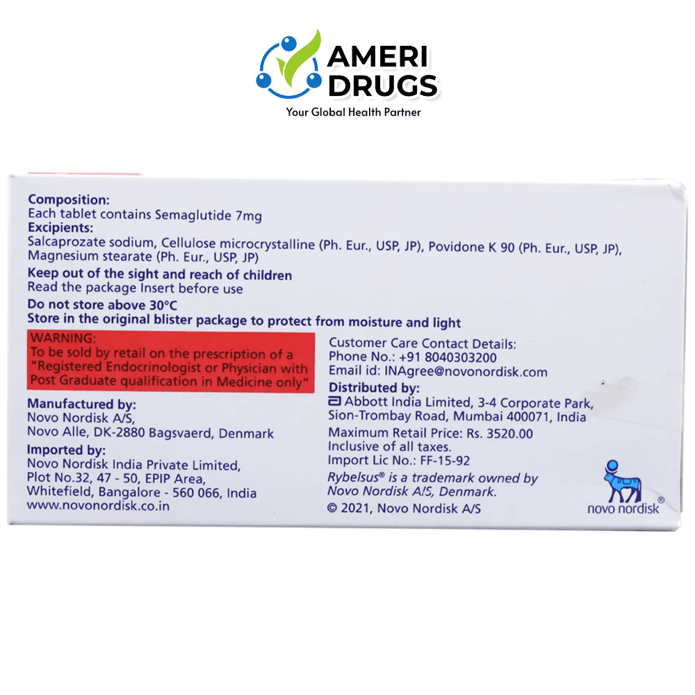 Rybelsus 7mg - Semaglutide Tabl