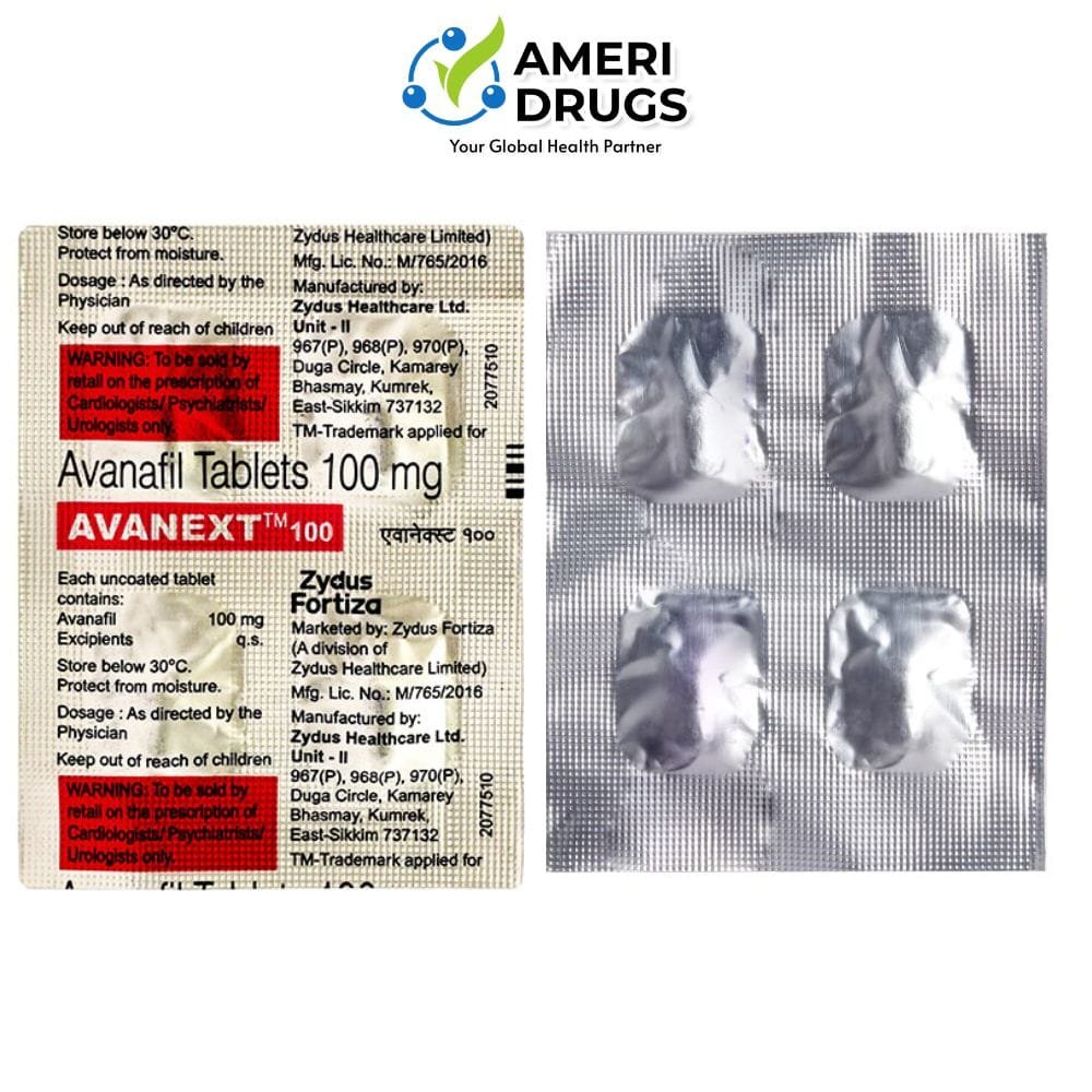 Avanafil 100 Mg Tablet