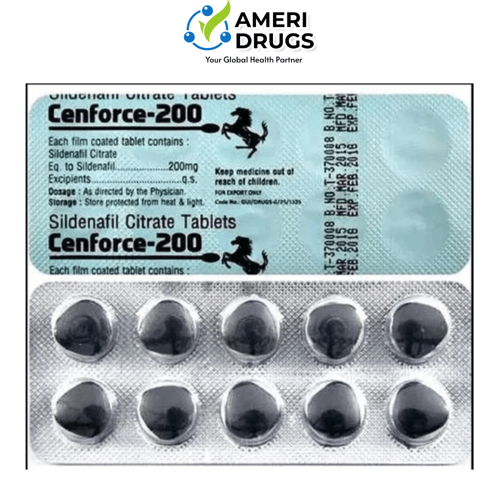 Cenforce 200mg - Sildenafil Citrate 200mg Tablets