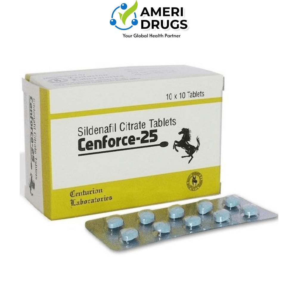 Cenforce 25mg – Sildenafil Citrate 25mg Tablets