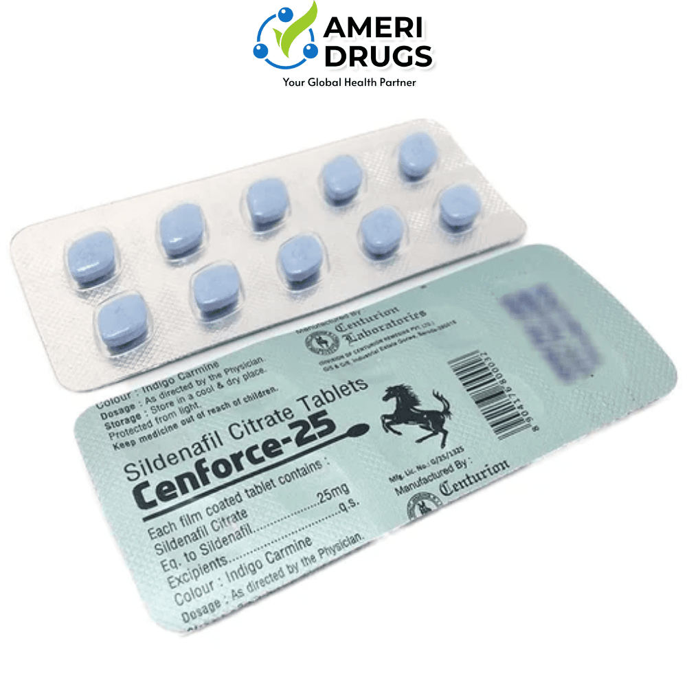 Cenforce 25mg – Sildenafil Citrate 25mg Tablets