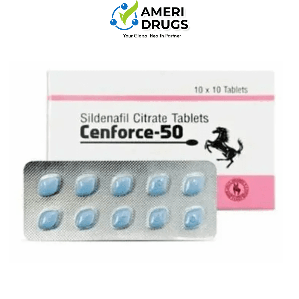 Cenforce 50mg - Sildenafil Citrate 50mg Tablets