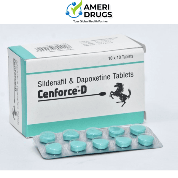 Cenforce D - (Sildenafil 100mg + Dapoxetine 60mg) Tablets