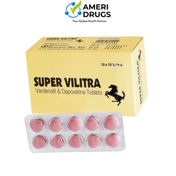 Super Vilitra - (Vardenafil 20mg + Dapoxetine 60mg) Tablets