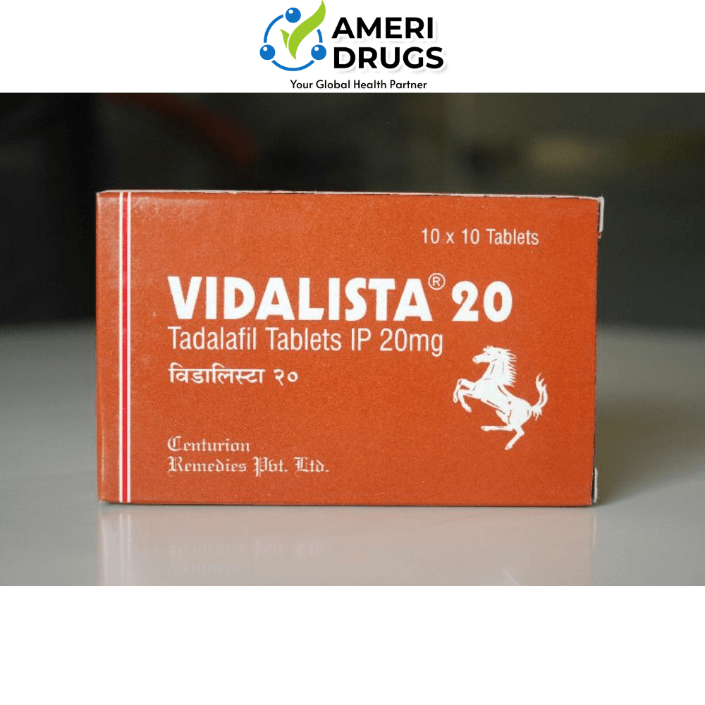 Vidalista 20mg - Tadalafil 20mg Tablets