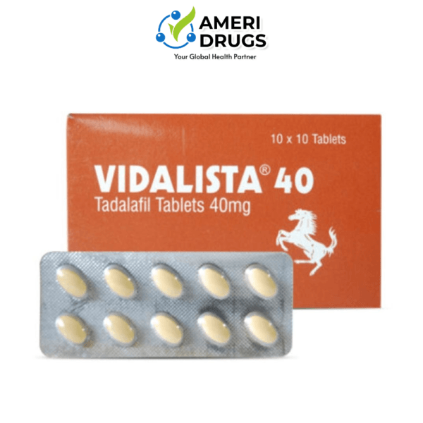 Vidalista 40mg - Tadalafil 40mg Tablets