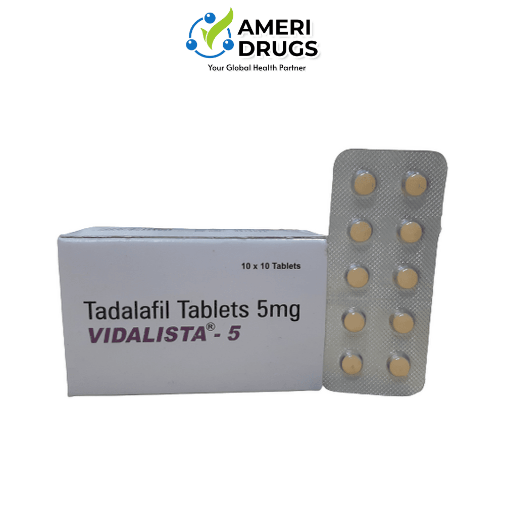 Vidalista 5mg - Tadalafil 5mg Tablets