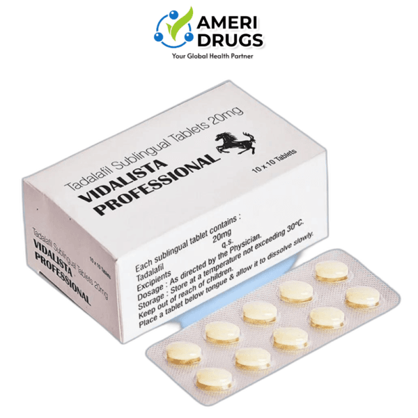 Vidalista Professional 20 - Tadalafil 20mg Tablets