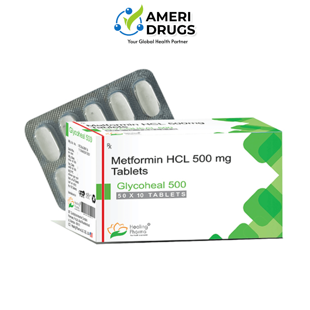 Metformin 500mg - Glycoheal 500 Tablets