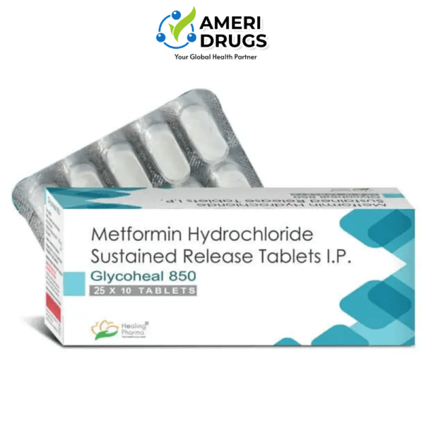 Metformin 850mg – Glycoheal 850 Tablets