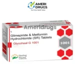 Glimepiride 1 Mg Metformin 1000 Mg - Glycoheal G1001 Tablets