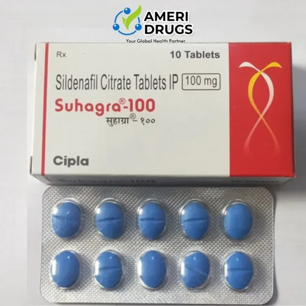 Sildenafil Citrate 100mg - Suhagra 100 Tablets