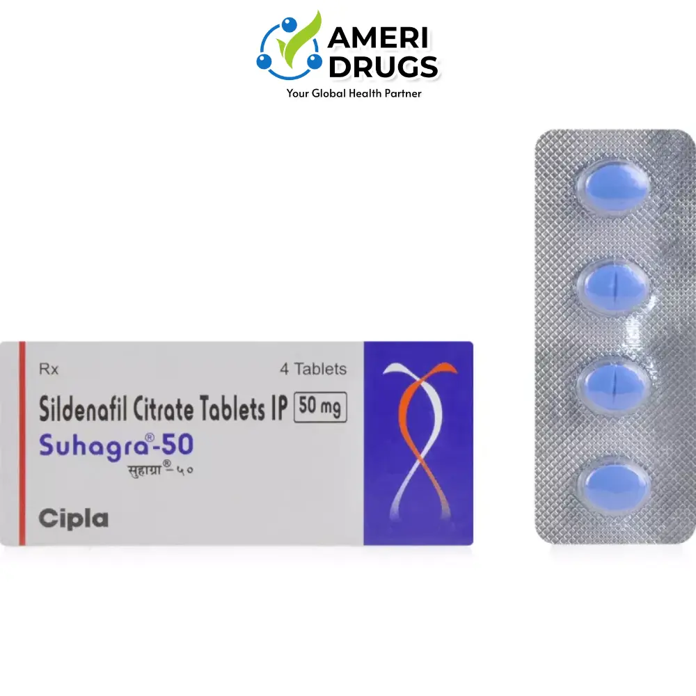 Sildenafil Citrate 50mg – Suhagra 50 Tablets