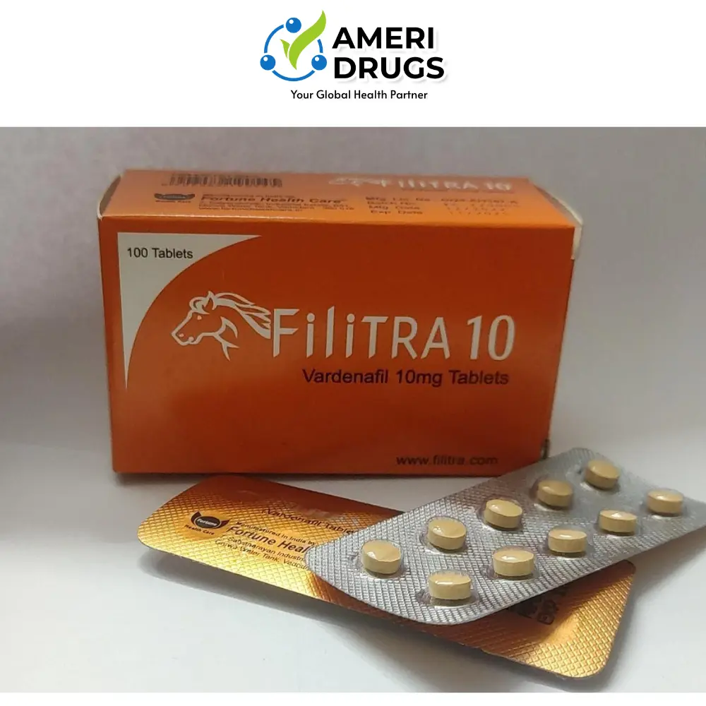 Vardenafil 10mg - Filitra 10 Tablets