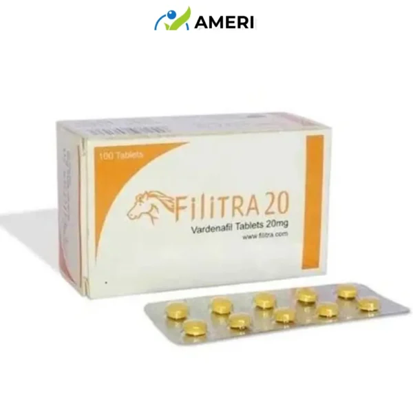 Vardenafil 20mg - Filitra 20 Tablets