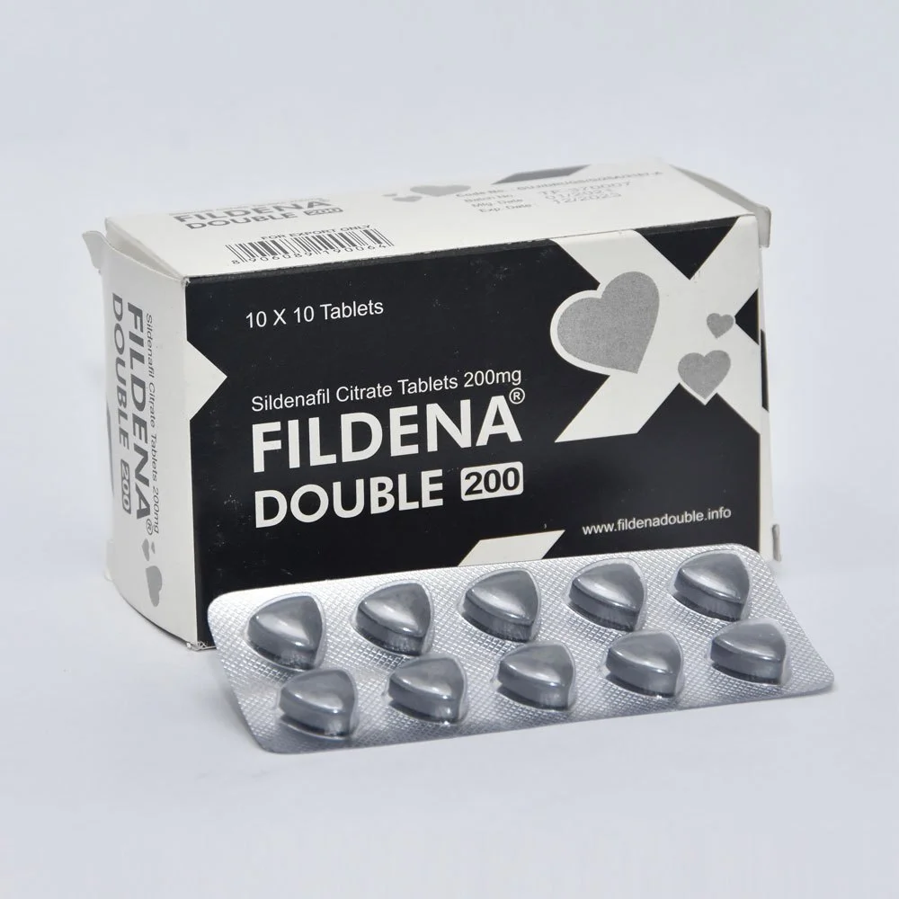 Sildenafil Citrate 200mg - Fildena Double 200mg Tablets