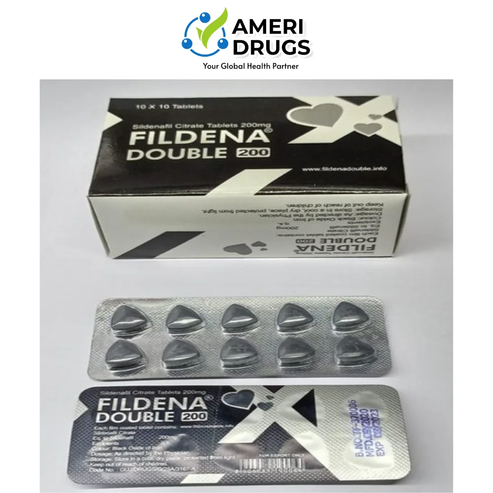 Sildenafil Citrate 200mg - Fildena Double 200mg Tablets