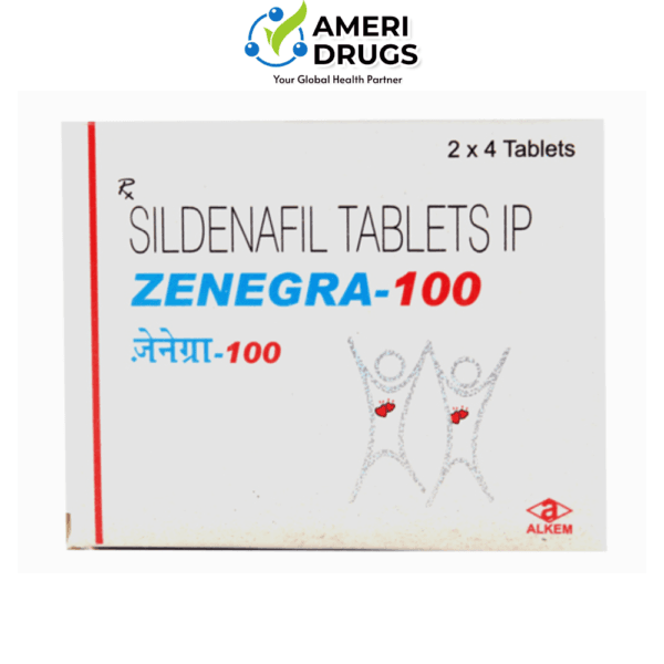 Zenegra 100 - Sildenafil Sitrate 100mg Tablets