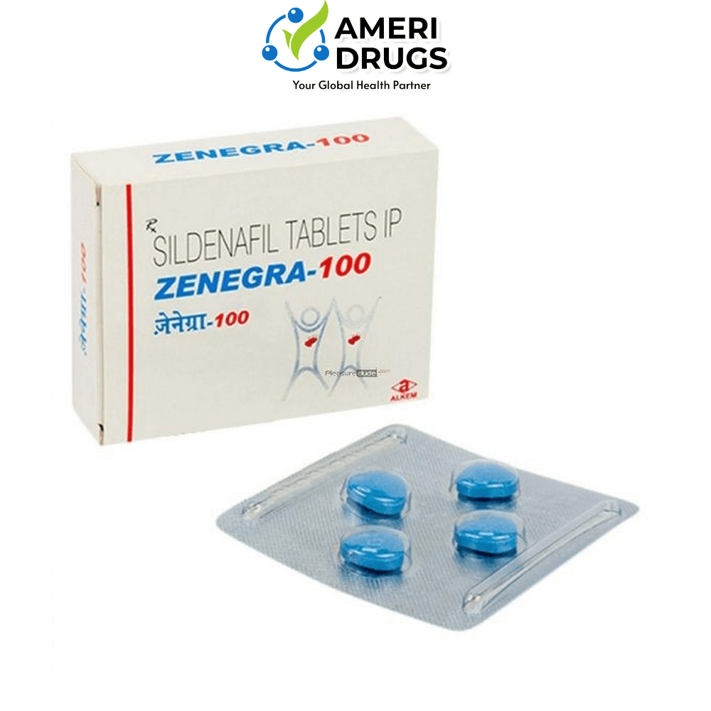 Zenegra 100 - Sildenafil Sitrate 100mg Tablets