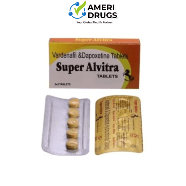 Super Alvitra - (Vardenafil 20mg + Dapoxetine 60mg) Tablets