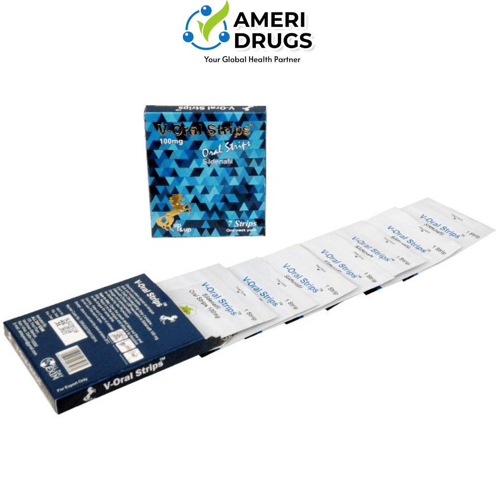 V-Oral Strip 100mg - Sildenafil Citrate 100mg Tablets