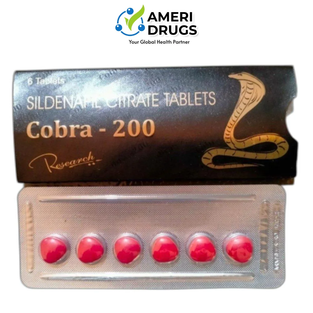 Cobra 200mg - Sildenafil Citrate 200mg Tablets