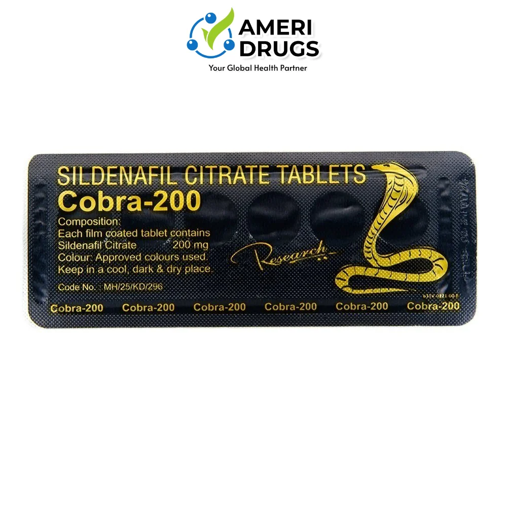 Cobra 200mg - Sildenafil Citrate 200mg Tablets