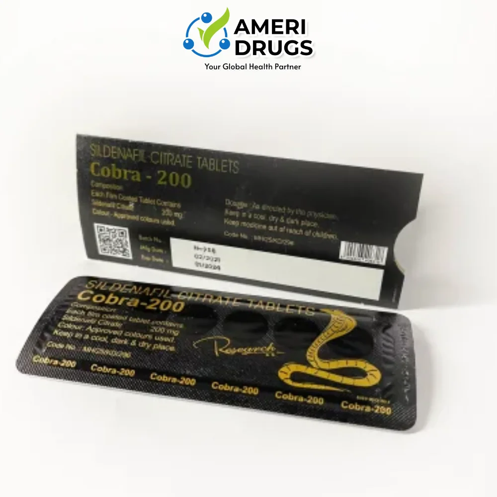 Cobra 200mg - Sildenafil Citrate 200mg Tablets