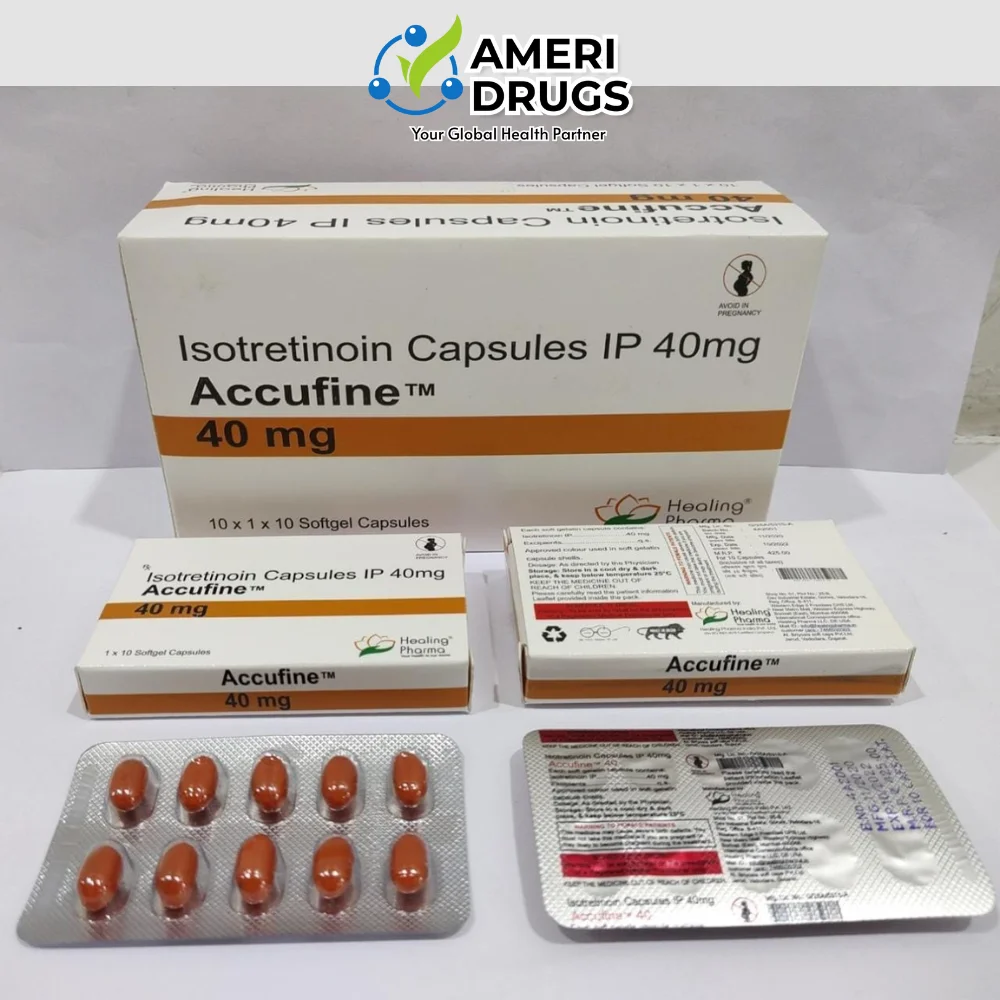 Isotretinoin 40mg – Accufine 40mg Capsules