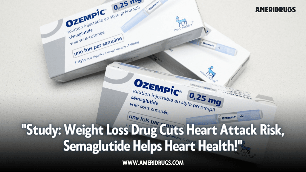 "Study: Weight Loss Drug Cuts Heart Attack Risk, Semaglutide Helps Heart Health!"