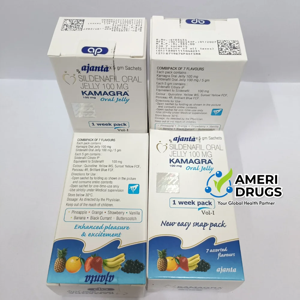 Kamagra Oral Jelly Vol-1 - Sildenafil Sitrate 100mg