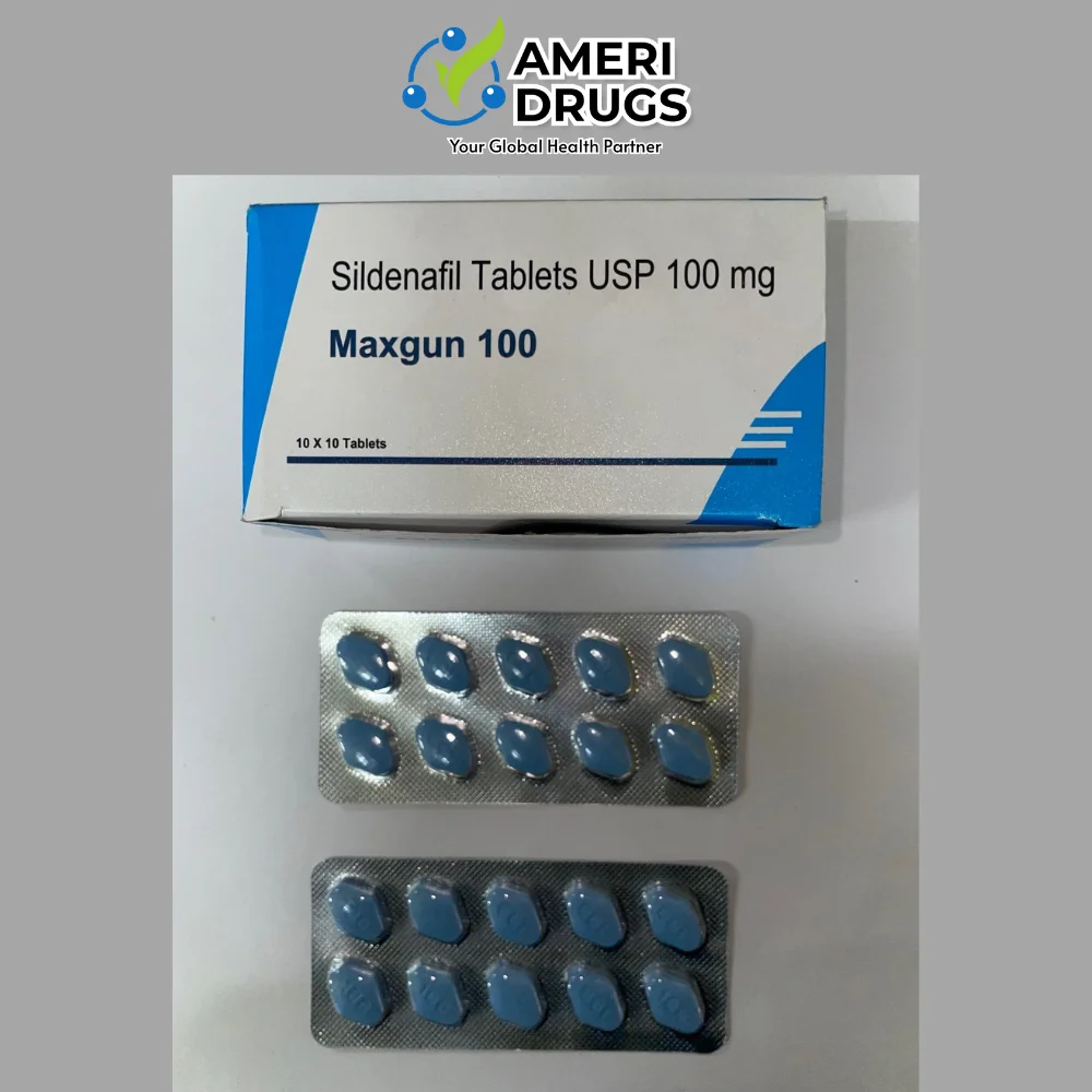 Maxgun 100mg -  Sildenafil Citrate 100mg Tablets