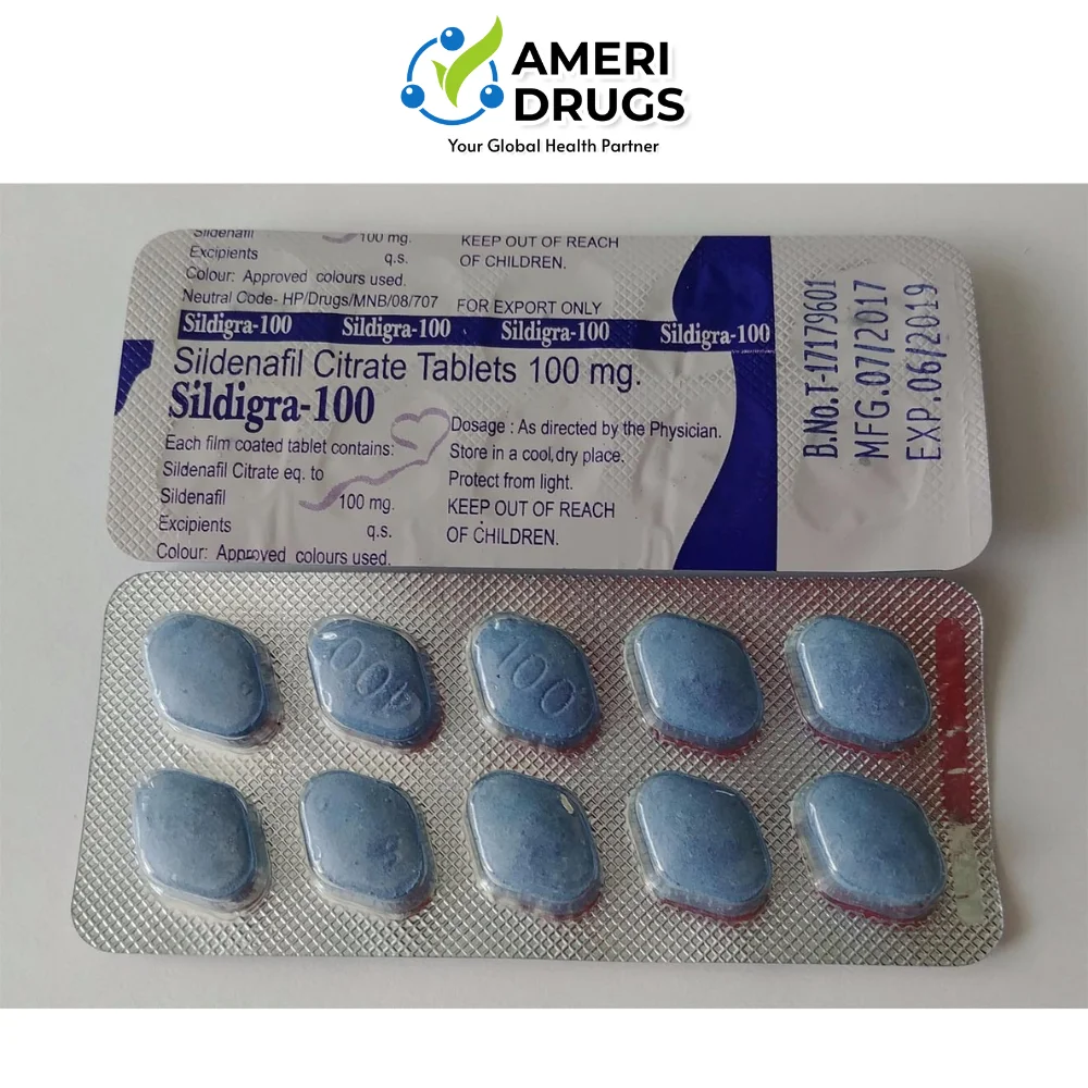 Sildigra 100 - Sildenafil Citrate 100mg Tablets