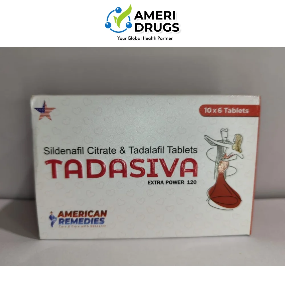 Tadasiva Tablets (Sildenafil 100mg + Tadalafil 20mg)