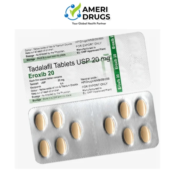 Tadalafil 20Mg Tablets - Eroxib 20