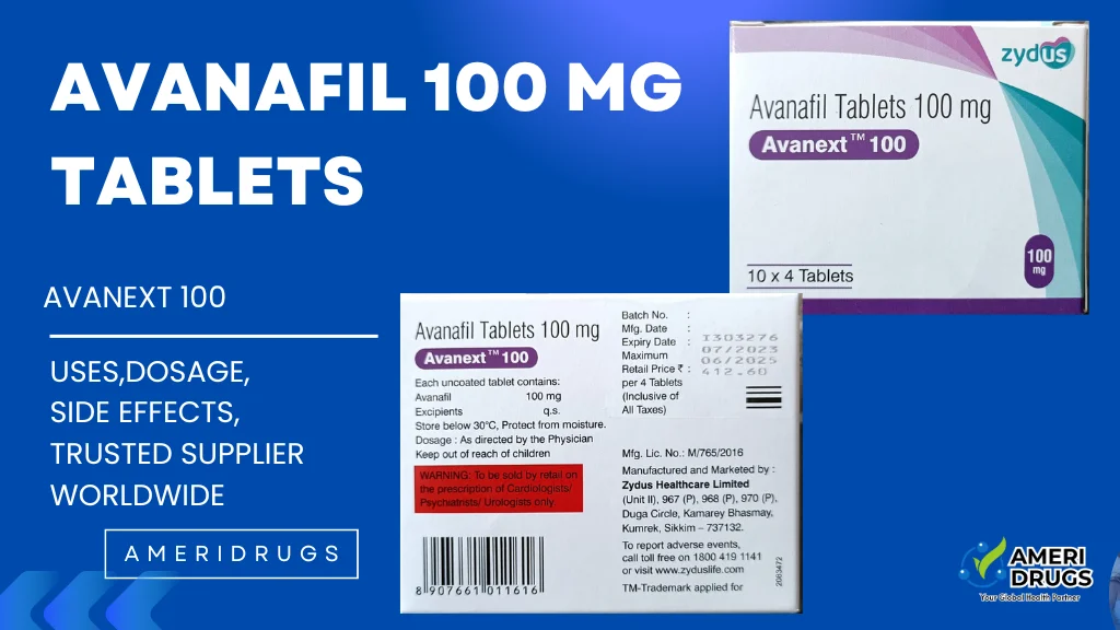 Avanafil 100mg Tablets