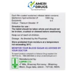 Metformin 1000mg Tablets