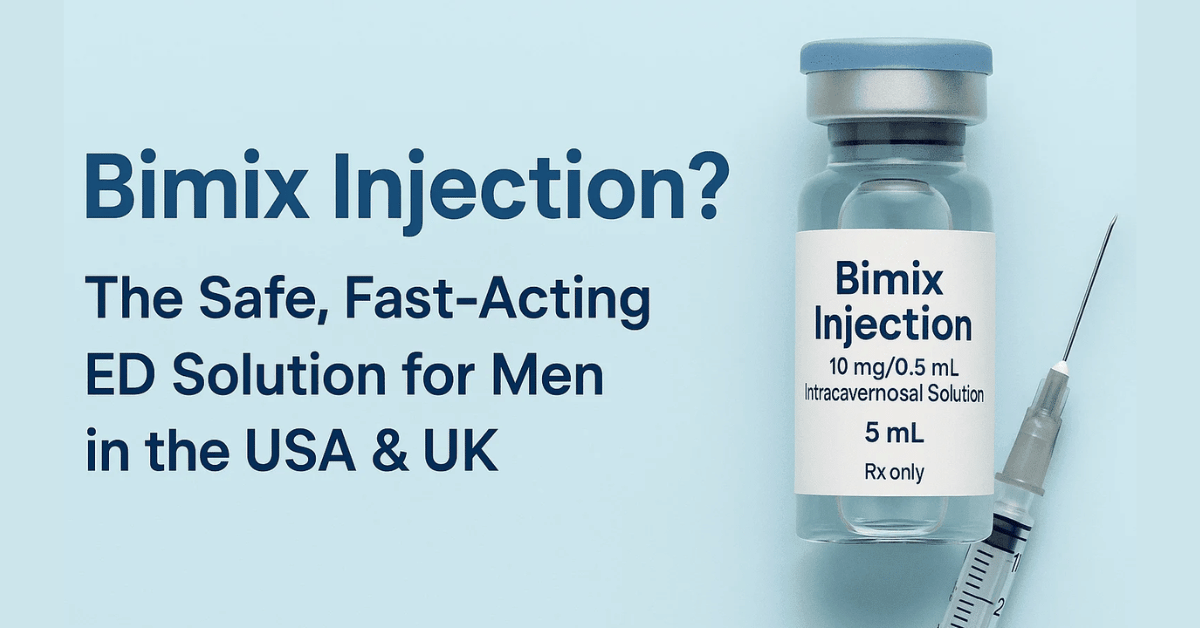 What is Bimix Injection? The Safe, Fast-Acting ED Solution for Men in the USA & UK