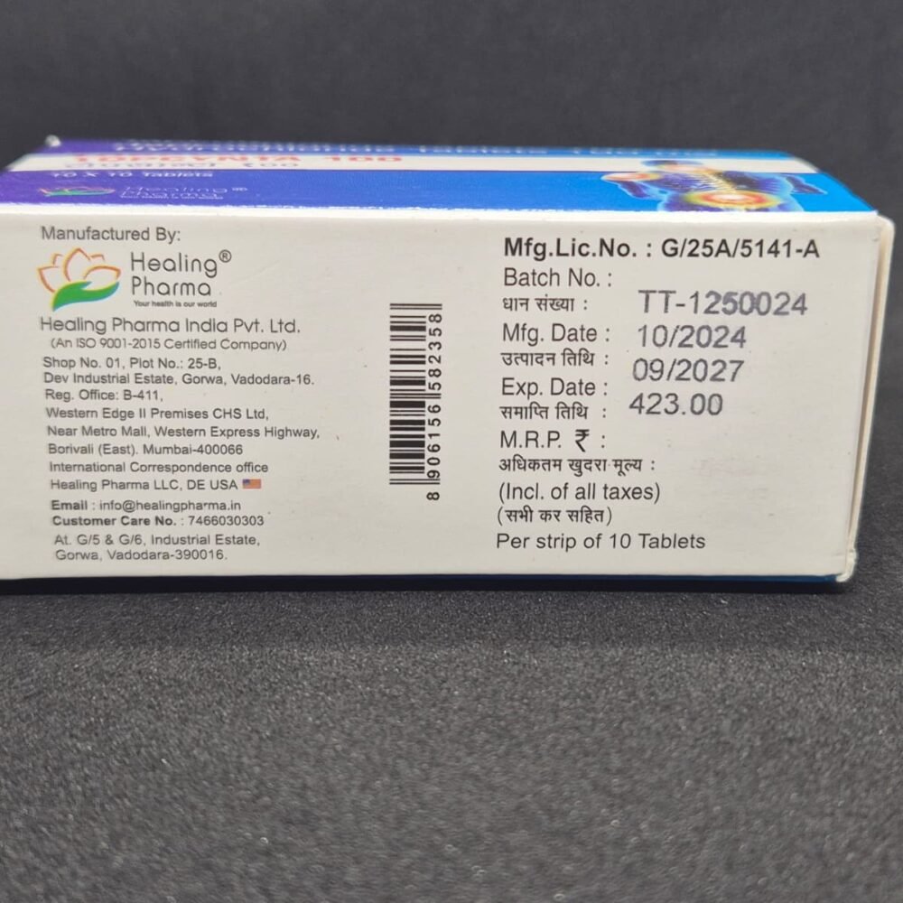 Tapentadol 100mg Tablets - Topcynta 100mg