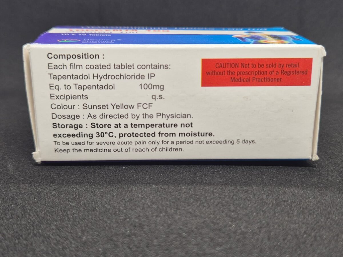 Tapentadol 100mg Tablets - Topcynta 100mg