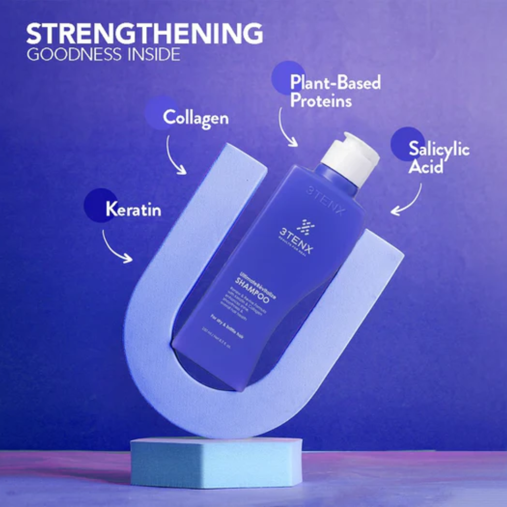3Tenx Ultimate Revitalize Shampoo For Dry & Brittle Hair