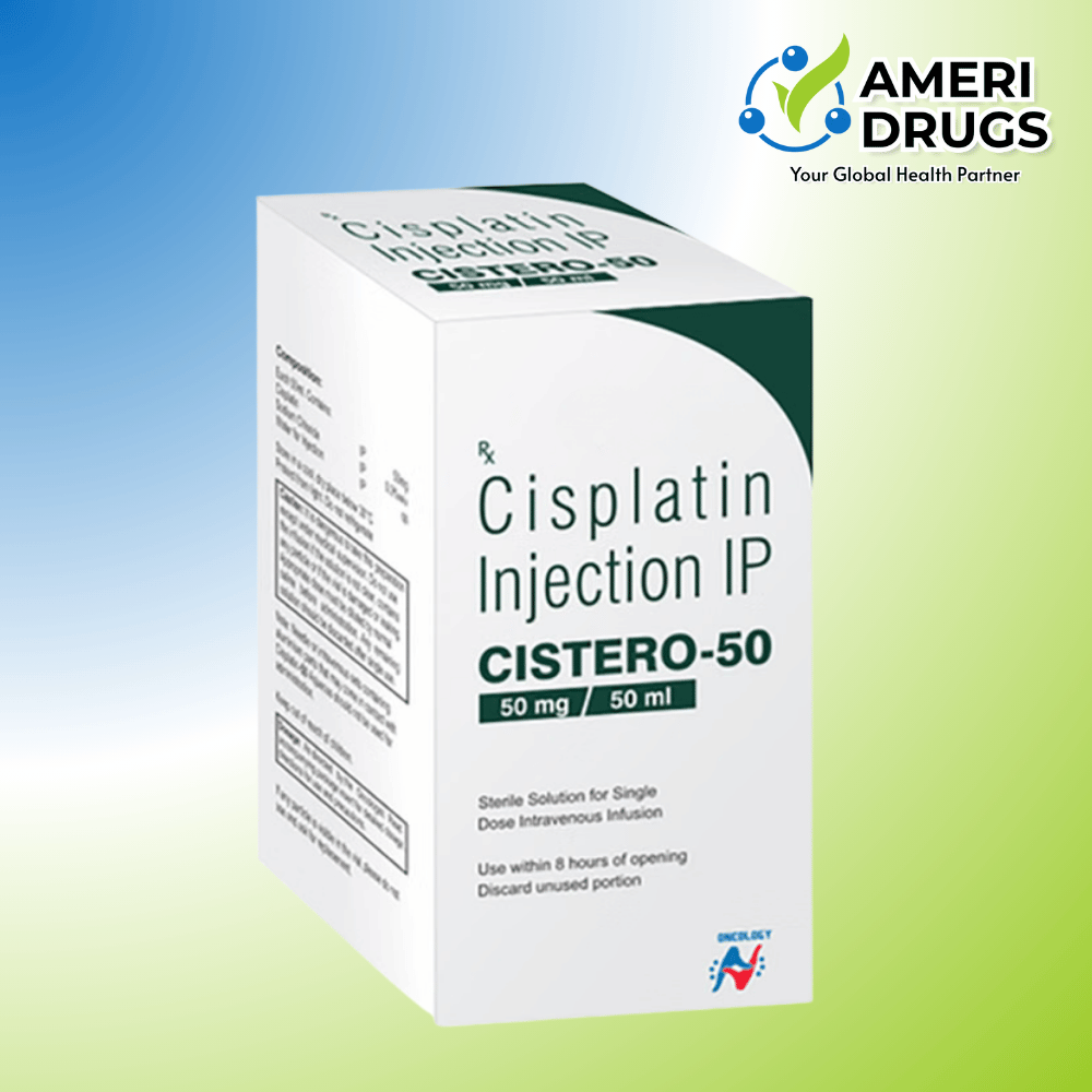 Cistero-50 Cisplatin Injection IP 50 mg Cistero-50 Injection Cisplatin Injection IP 50 mg