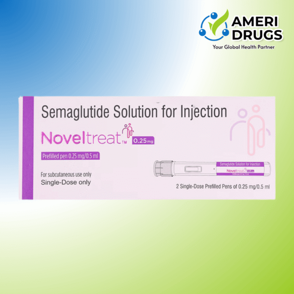 Noveltreat 0.25mg Semaglutide Injection 0.5ml Prefilled Pen Single Dose
